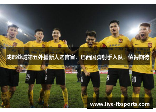 成都蓉城第五外援新人选官宣，巴西国脚射手入队，值得期待